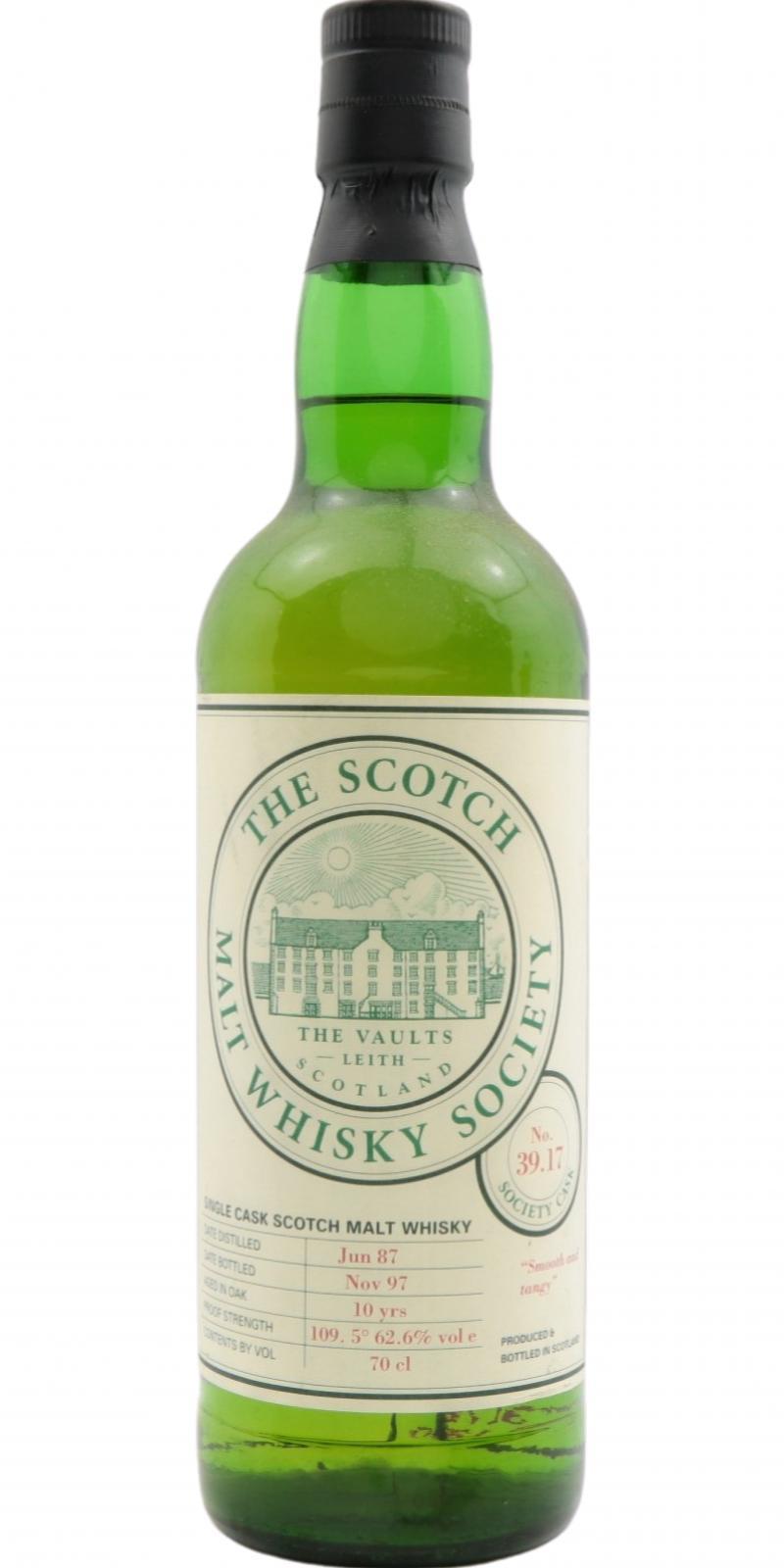 Linkwood 1987 SMWS 39.17 Smooth and tangy