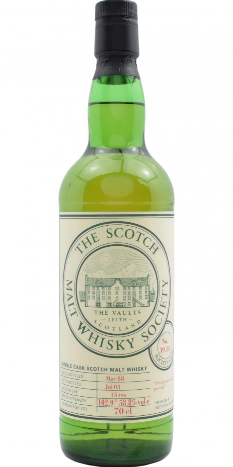 Linkwood 1988 SMWS 39.44 Fresh pears and pencils
