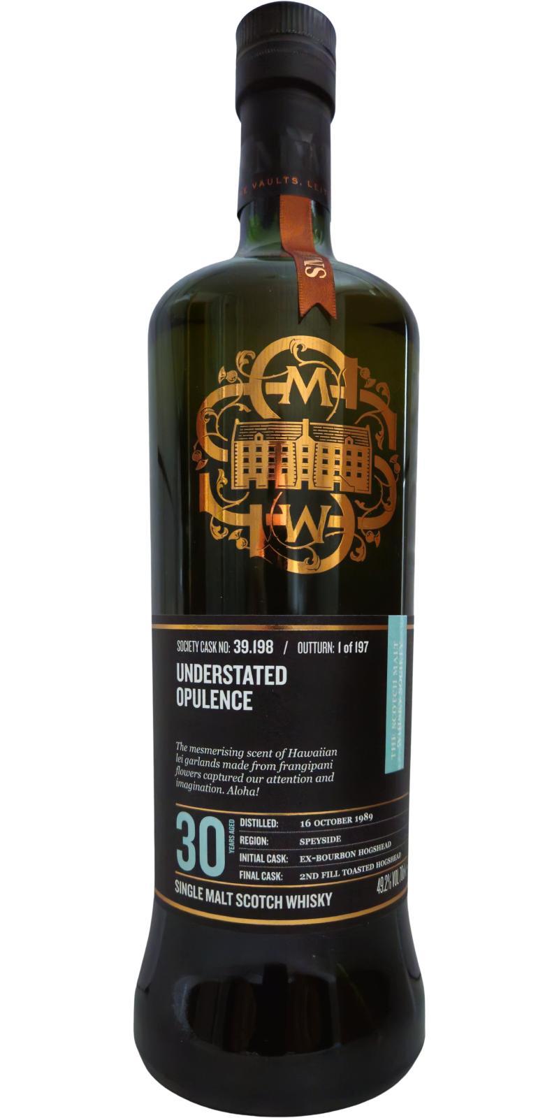 Linkwood 1989 SMWS 39.198 Understated opulence