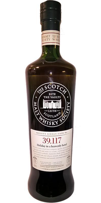 Linkwood 1990 SMWS 39.117 Holiday in a heavenly hotel