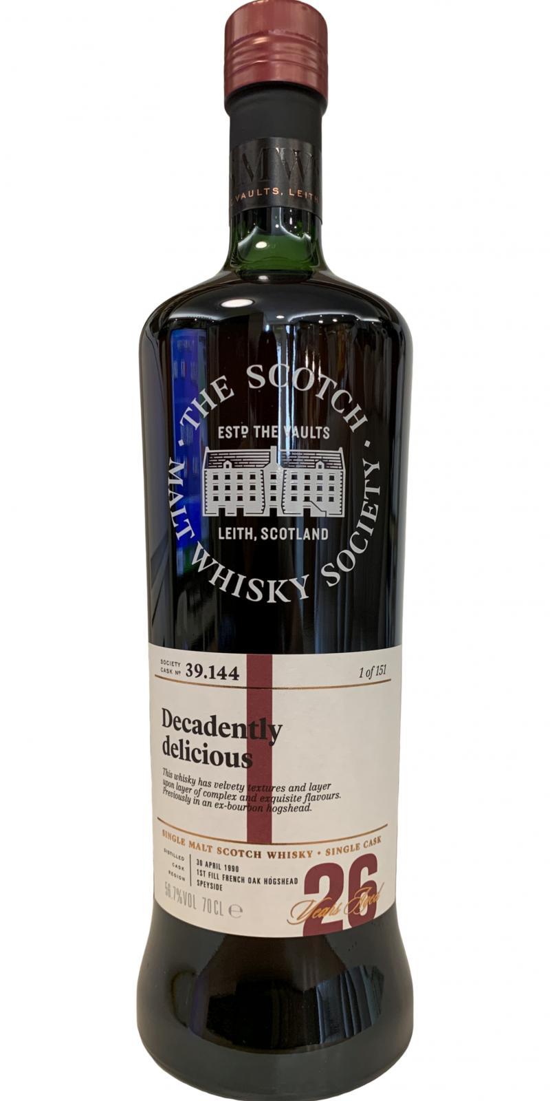Linkwood 1990 SMWS 39.144 Decadently delicious