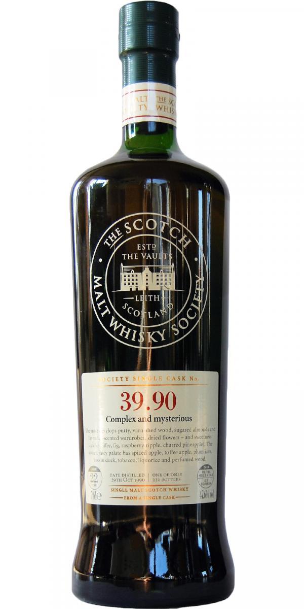 Linkwood 1990 SMWS 39.90 Complex and mysterious