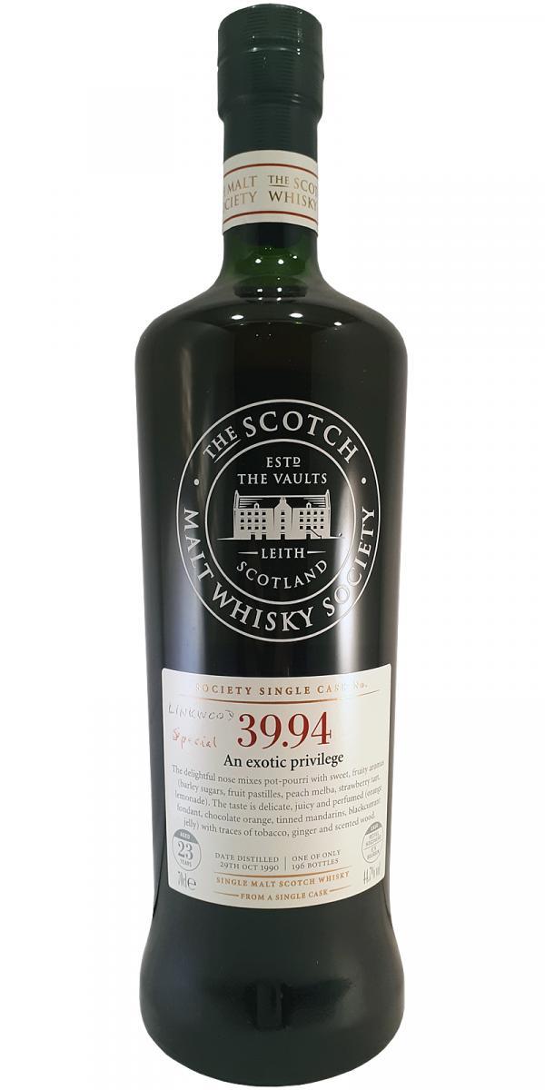 Linkwood 1990 SMWS 39.94 An exotic privilege