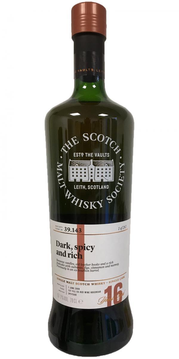 Linkwood 2000 SMWS 39.143 Dark, spicy and rich