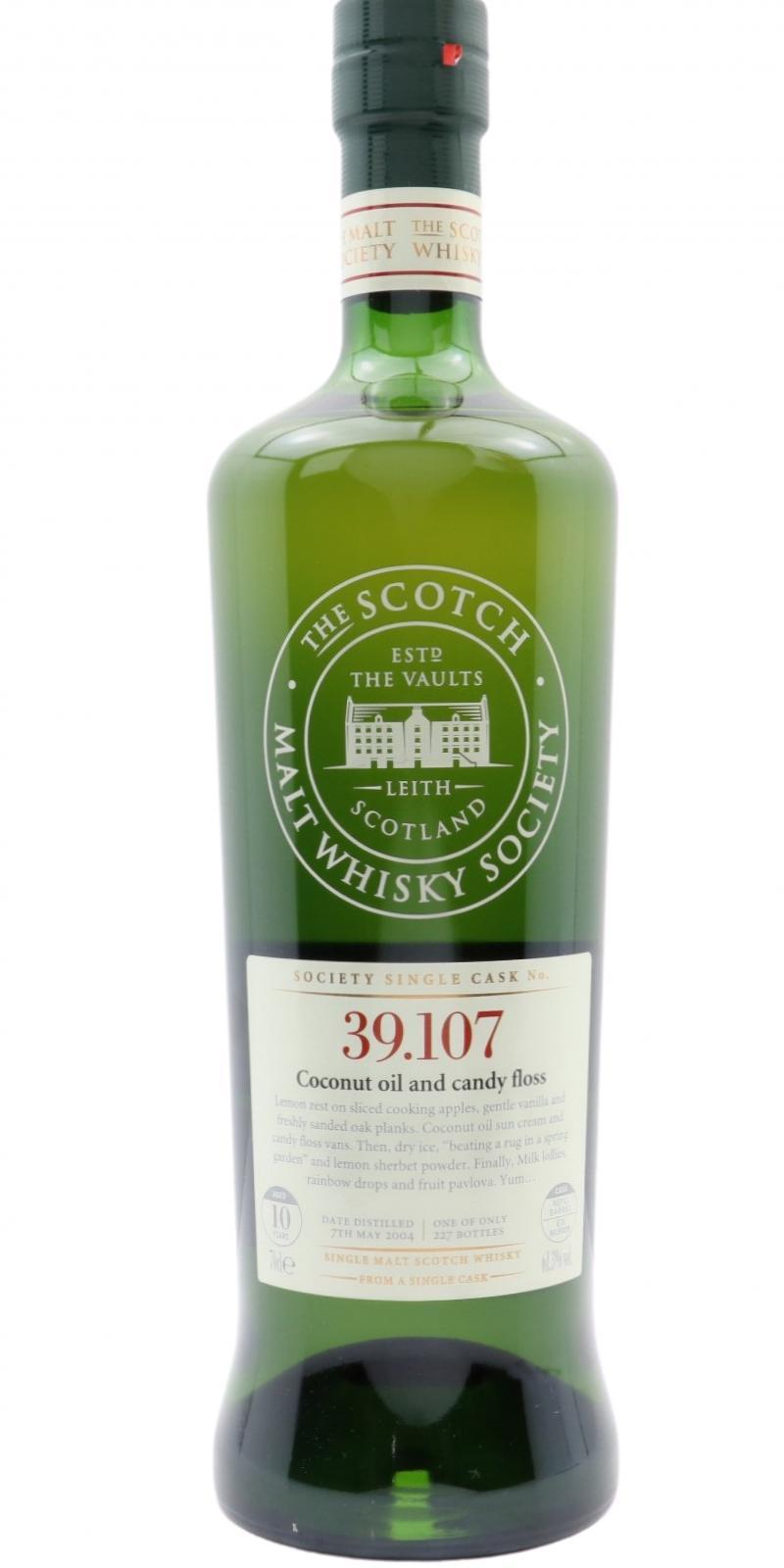 Linkwood 2004 SMWS 39.107 Coconut oil and candy floss