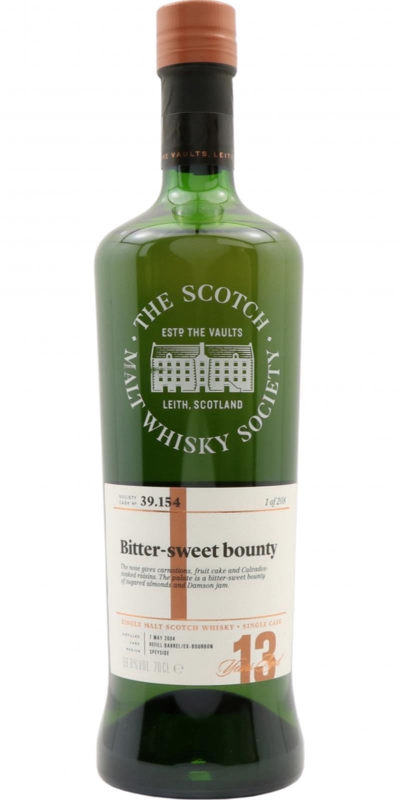 Linkwood 2004 SMWS 39.154 Bitter-sweet bounty
