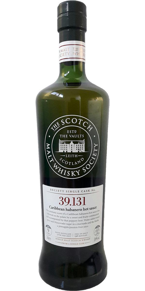Linkwood 2007 SMWS 39.131 Caribbean habanero hot sauce