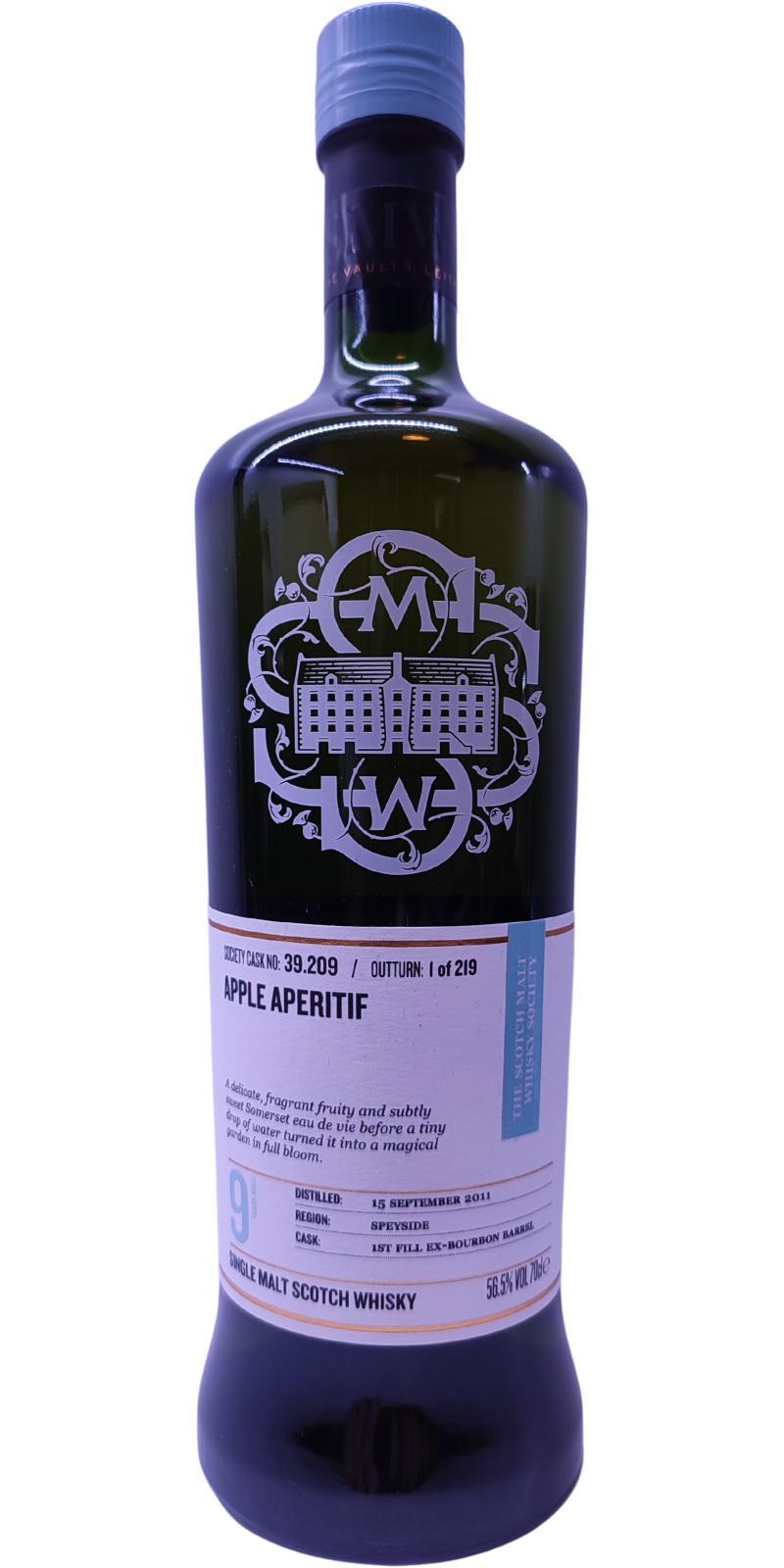 Linkwood 2011 SMWS 39.209 Apple aperitif