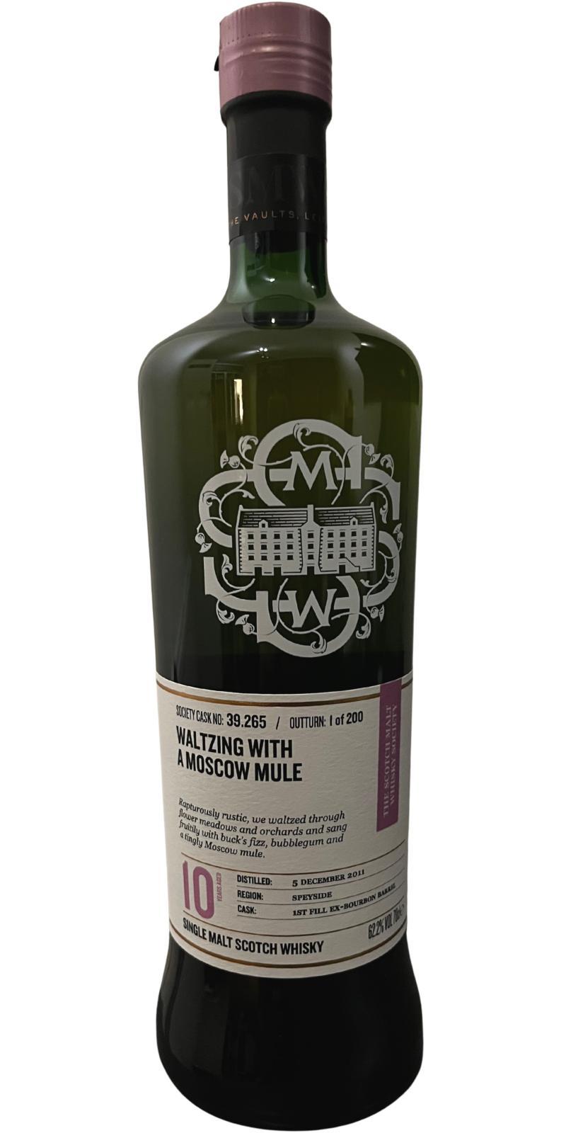 Linkwood 2011 SMWS 39.265 Waltzing with a Moscow Mule