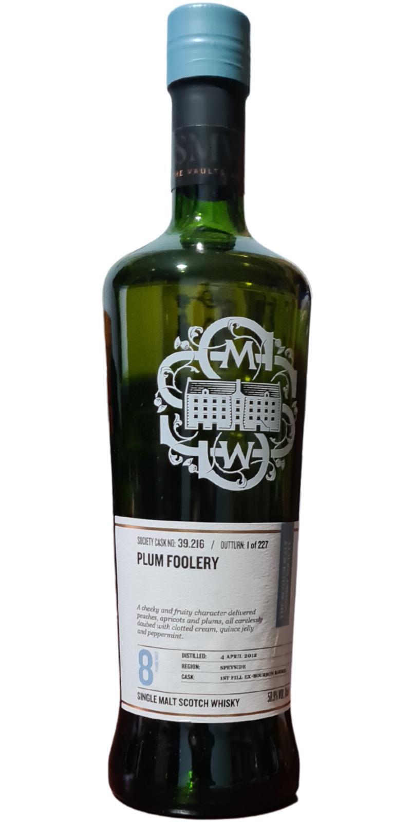 Linkwood 2012 SMWS 39.216 Plum foolery