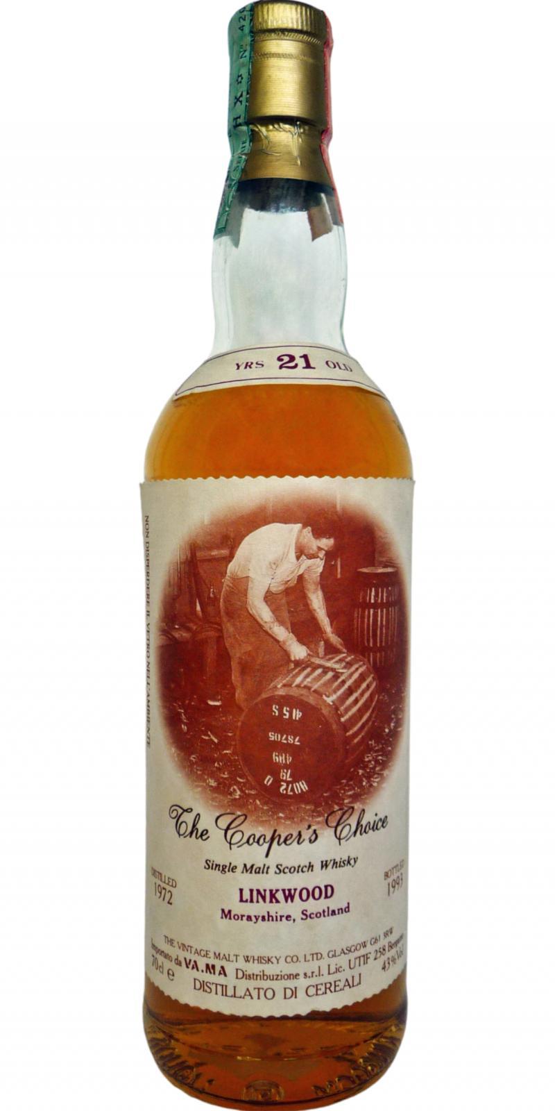 Linkwood 1972 VM The Cooper's Choice