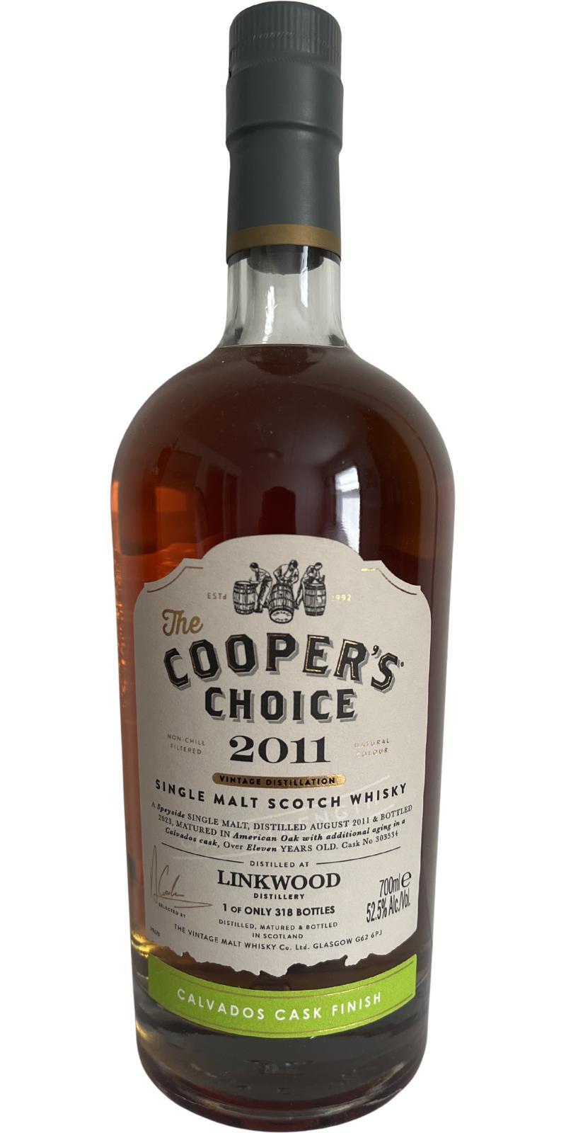 Linkwood 2011 VM The Cooper's Choice
