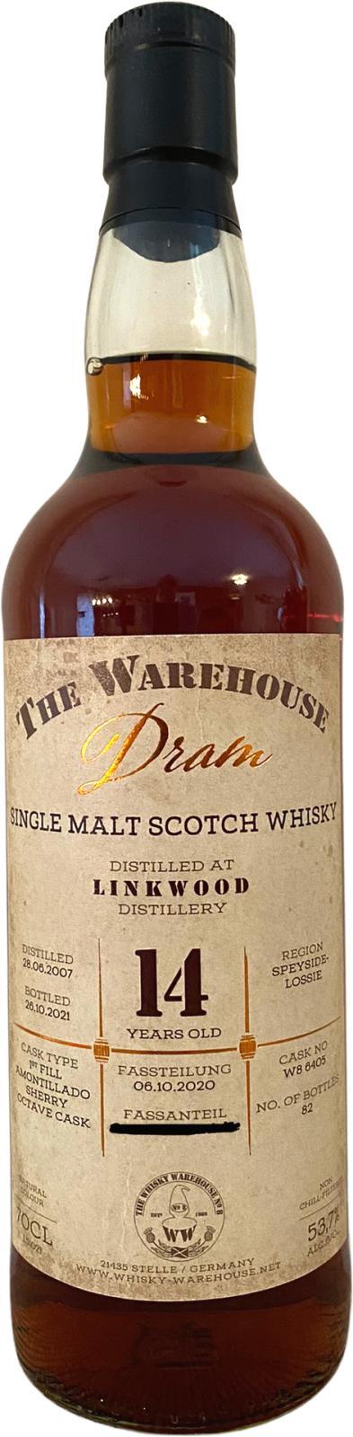 Linkwood 2007 WW8 The Warehouse Dram