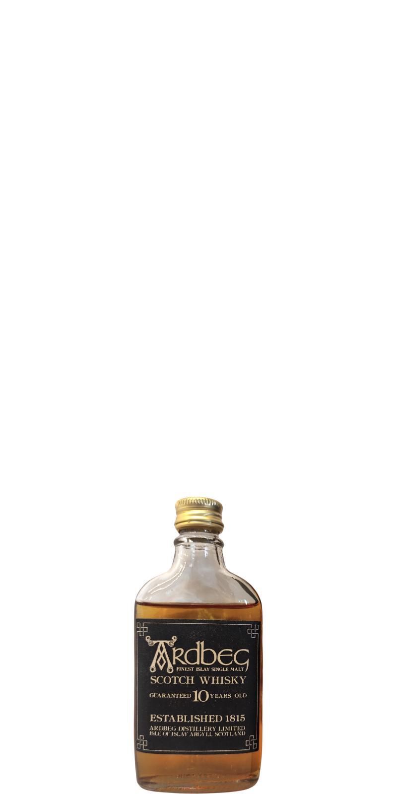 Ardbeg 10-year-old Guaranteed Finest Islay Single Malt