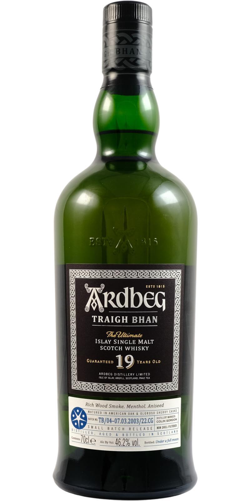Ardbeg Traigh Bhan Small Batch Release