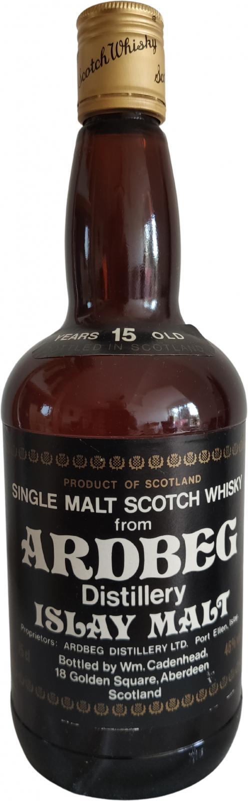 Ardbeg 15-year-old CA Dumpy Brown Bottle