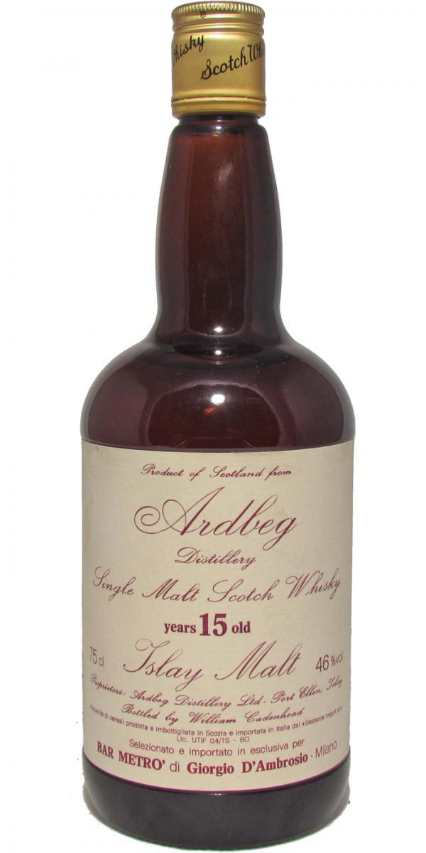 Ardbeg 15-year-old CA Dumpy Bottle