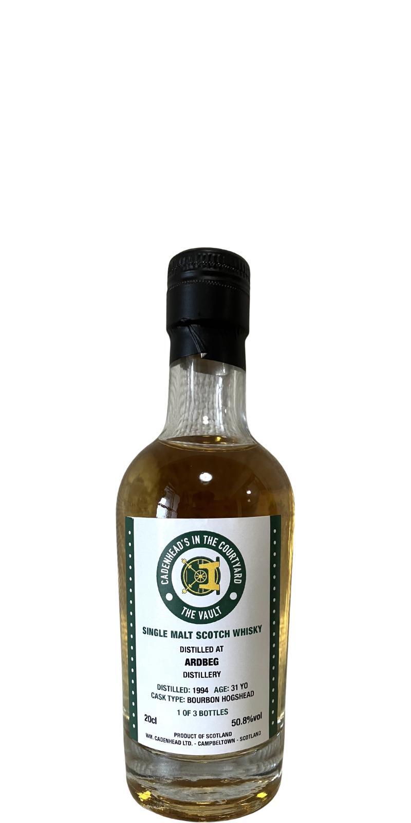 Ardbeg 1994 CA Cadenhead's in The Courtyard 2025