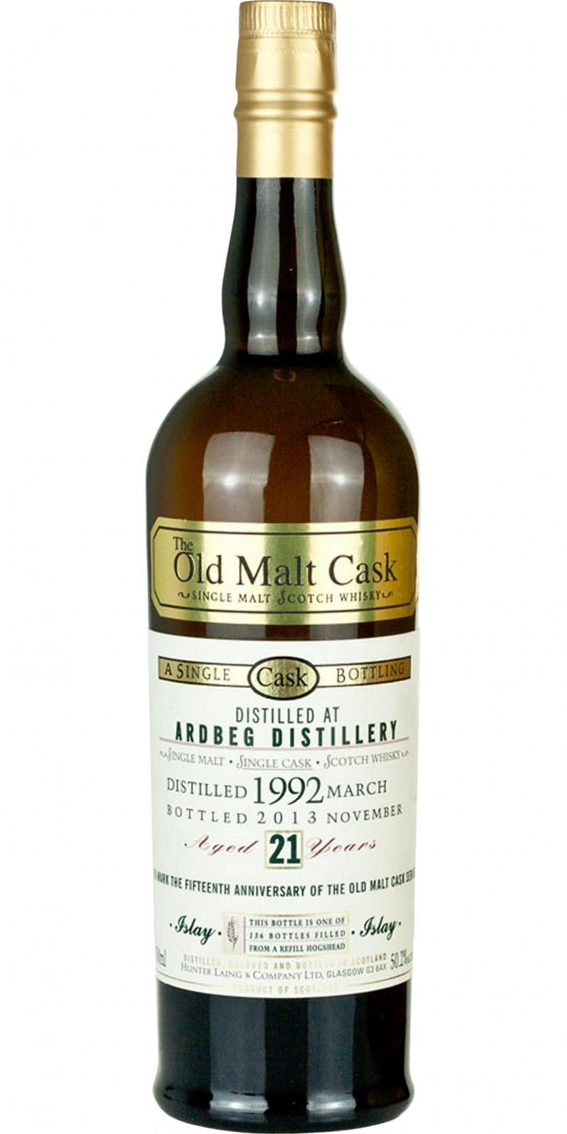 Ardbeg 1992 HL The Old Malt Cask - 15th Anniversary