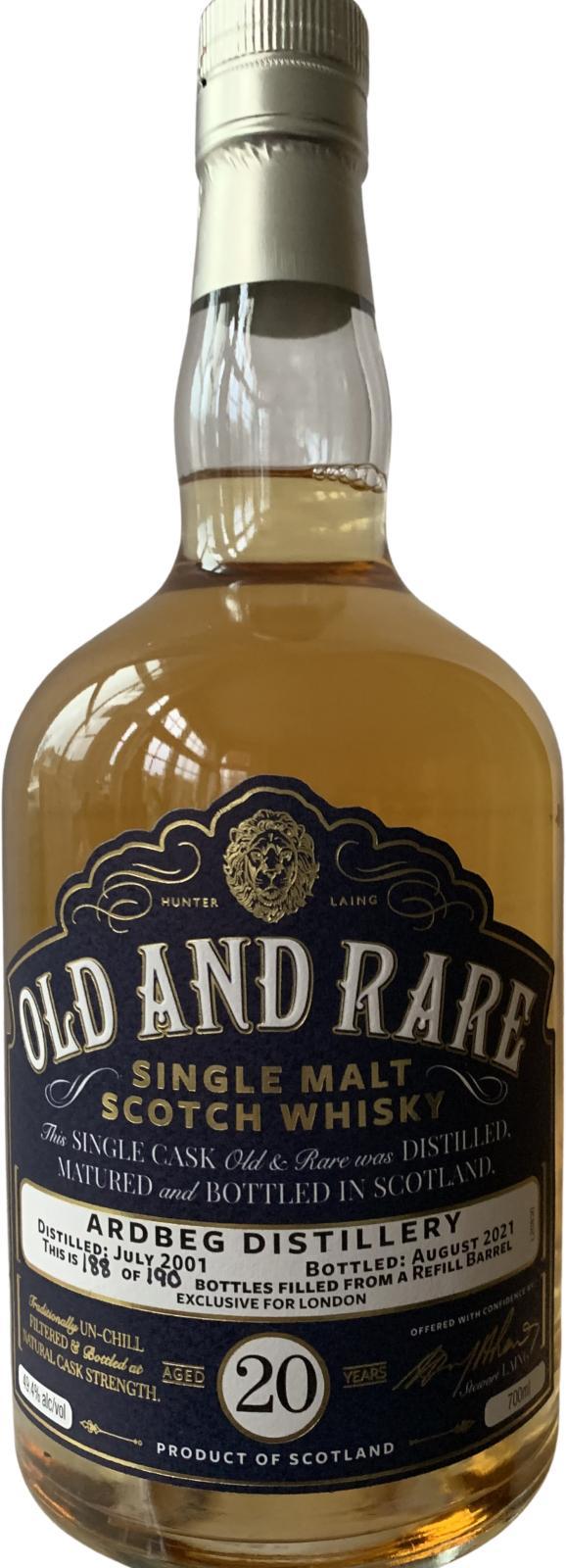 Ardbeg 2001 HL Old & Rare