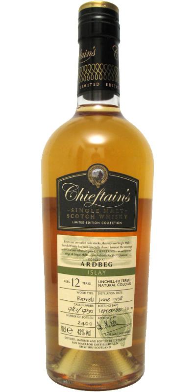 Ardbeg 1998 IM Chieftain's Choice