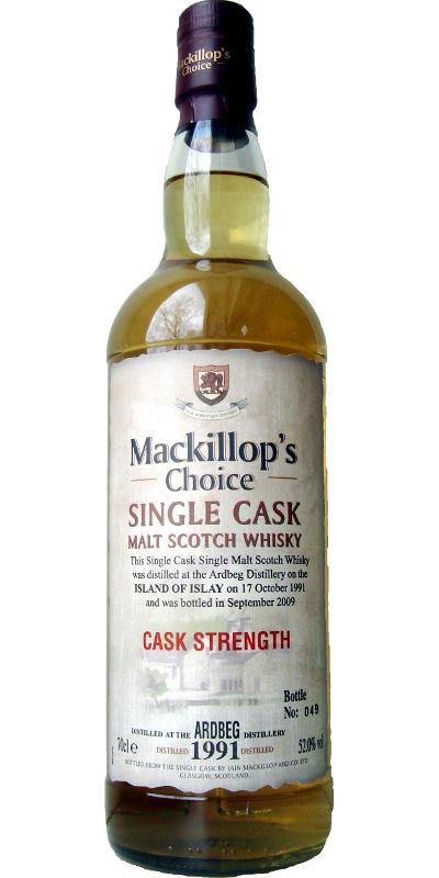 Ardbeg 1991 McC Single Cask - Cask Strength