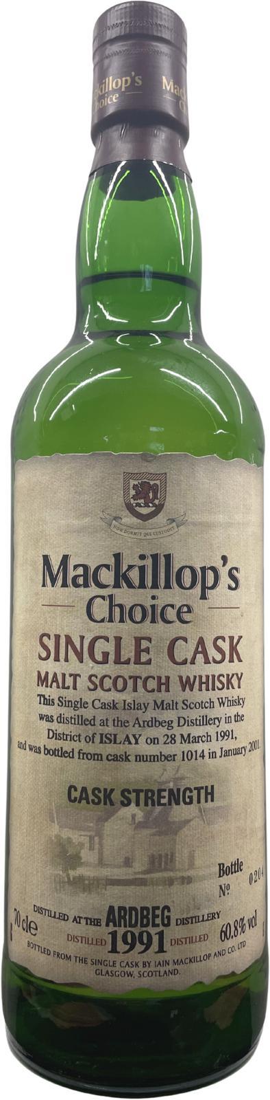 Ardbeg 1991 McC Single Cask - Cask Strength