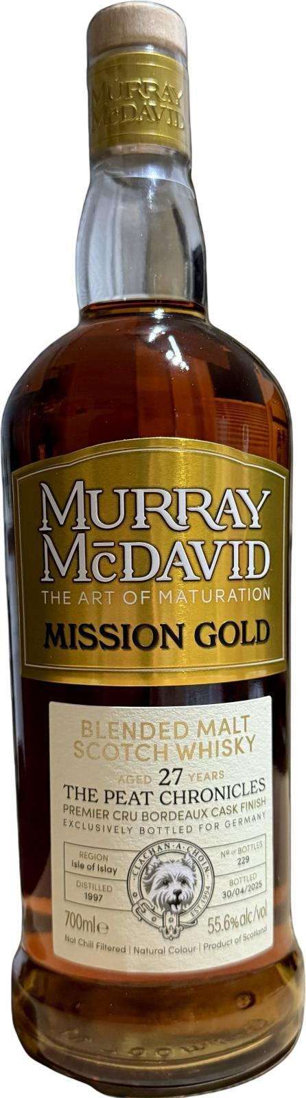 Blended Malt Scotch Whisky 1997 MM Mission Gold - The Peat Chronicles