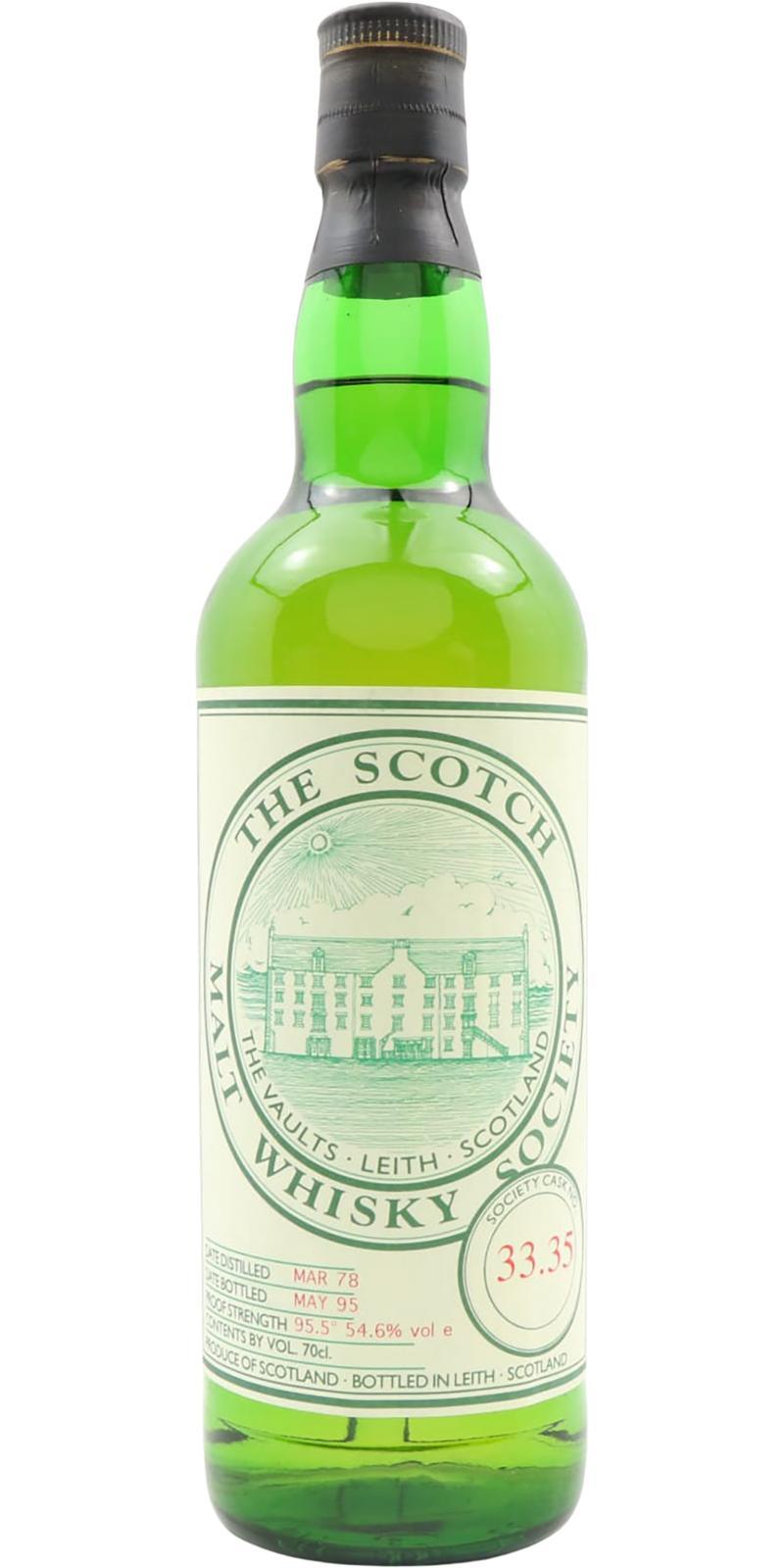 Ardbeg 1978 SMWS 33.35 Starts with a bag of sweetie, finishes with chorizo sausages