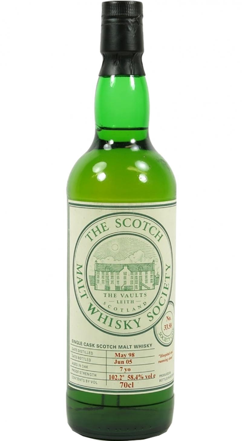 Ardbeg 1998 SMWS 33.58 Hospitals and running shoes