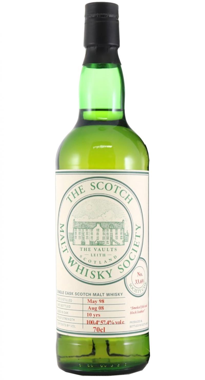 Ardbeg 1998 SMWS 33.69 Smoked fish and black leather