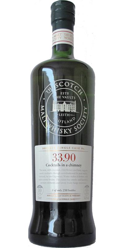 Ardbeg 2000 SMWS 33.90 Cocktails in a chimney