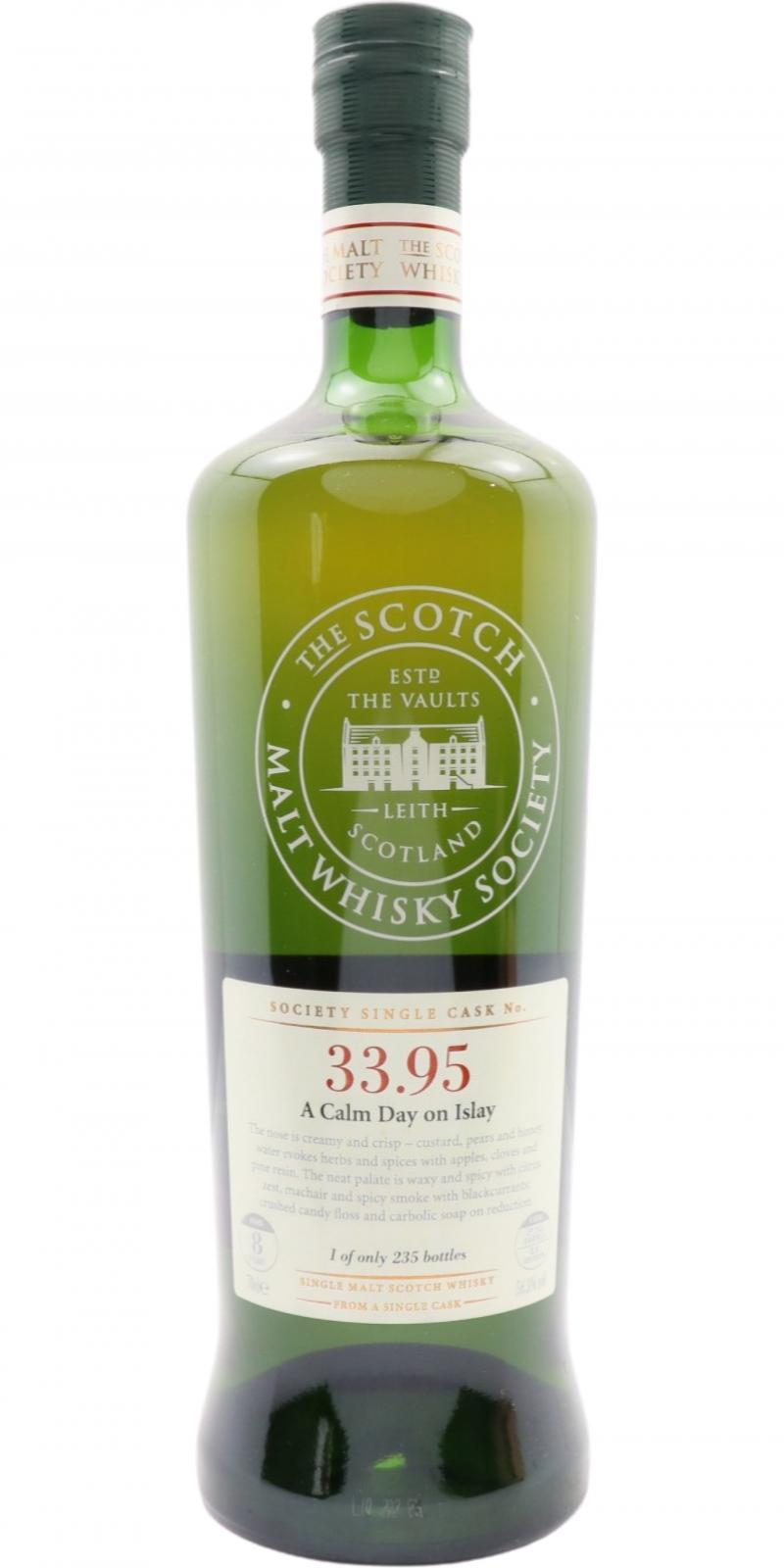 Ardbeg 2001 SMWS 33.95 A Calm Day on Islay