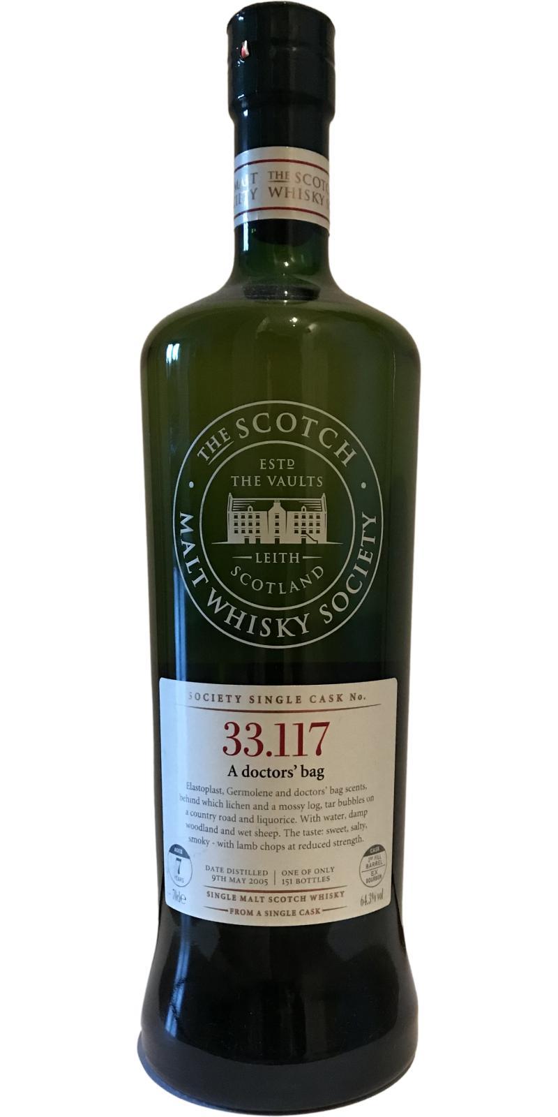 Ardbeg 2005 SMWS 33.117 A doctors bag
