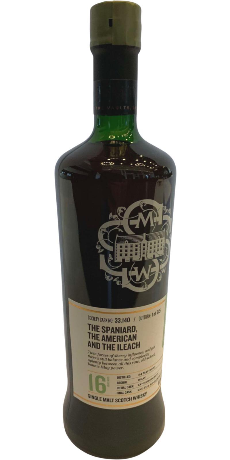 Ardbeg 2007 SMWS 33.140 The Spaniard, the American and the Ileach