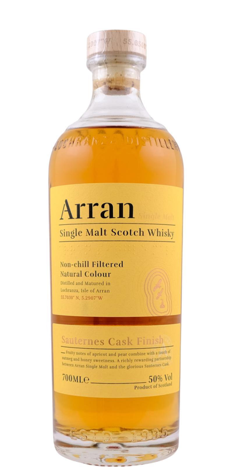 Arran Sauternes Cask Finish