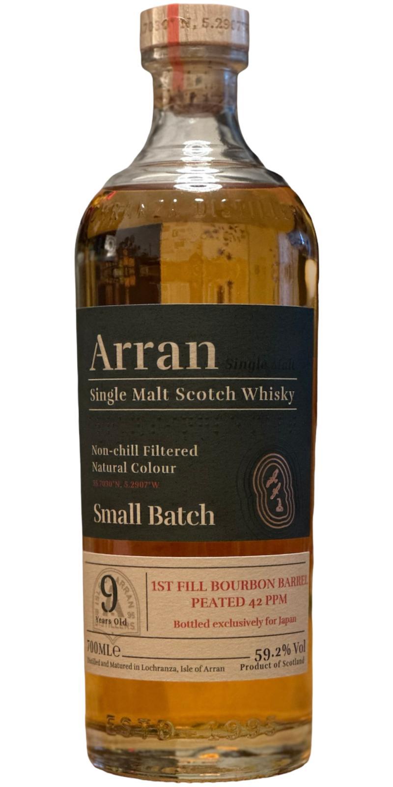 Arran 09-year-old Small Batch - Peated 42 PPM