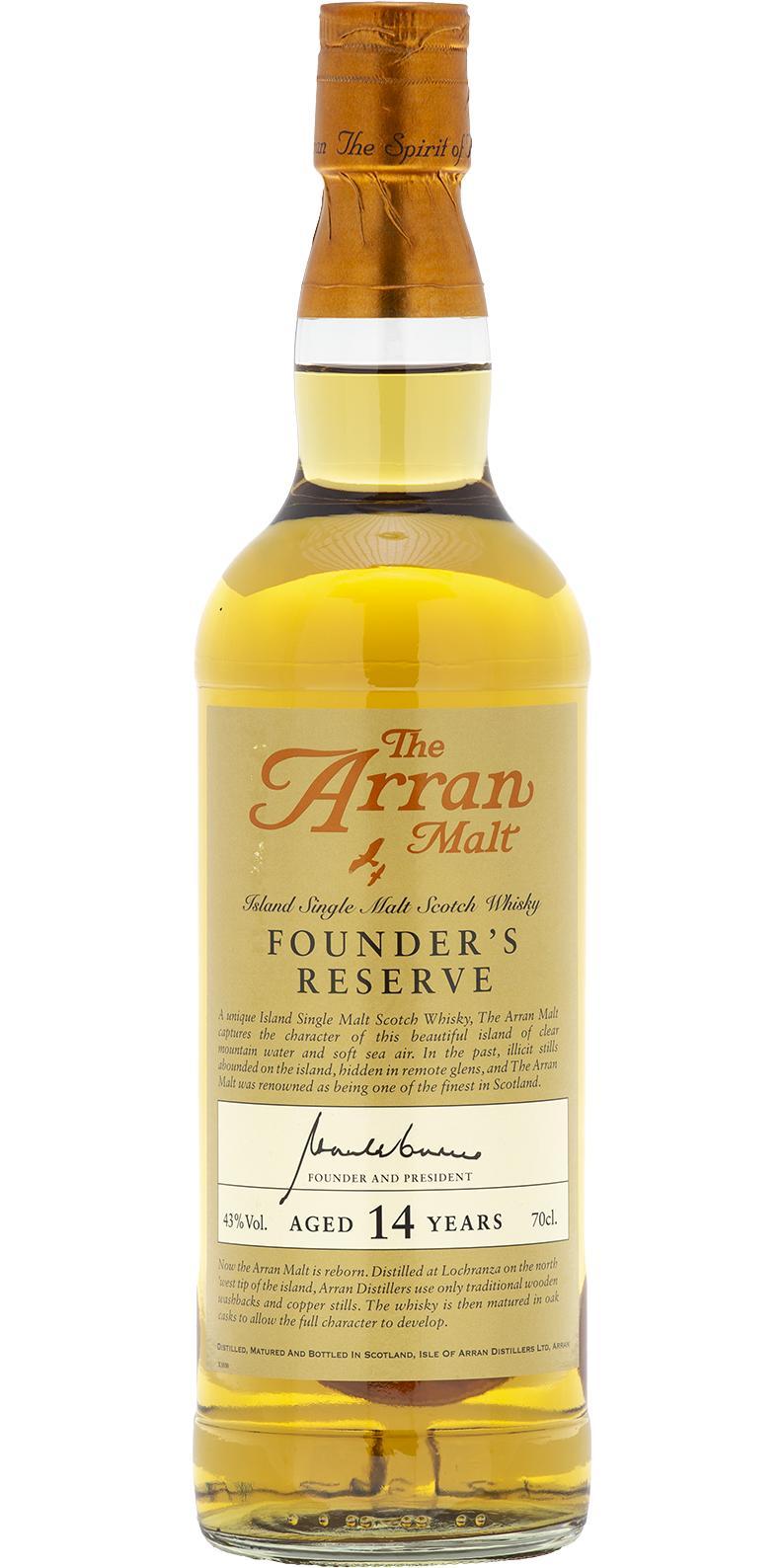 Arran 14-year-old Founder's Reserve