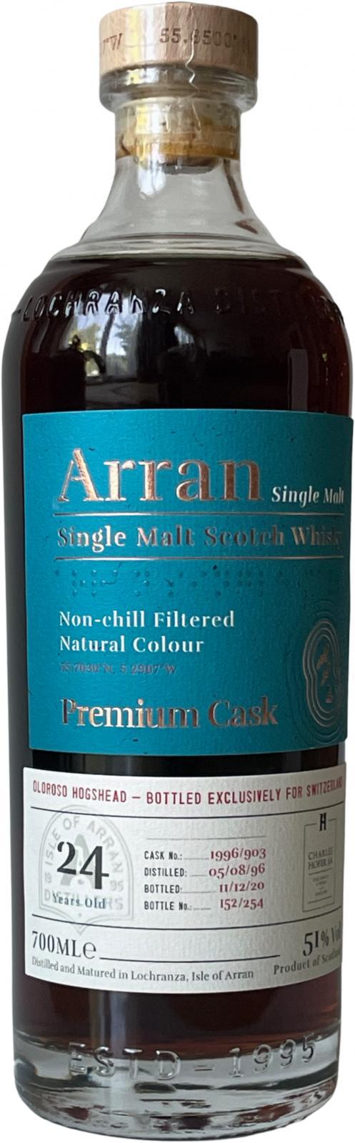 Arran 1996 Premium Cask