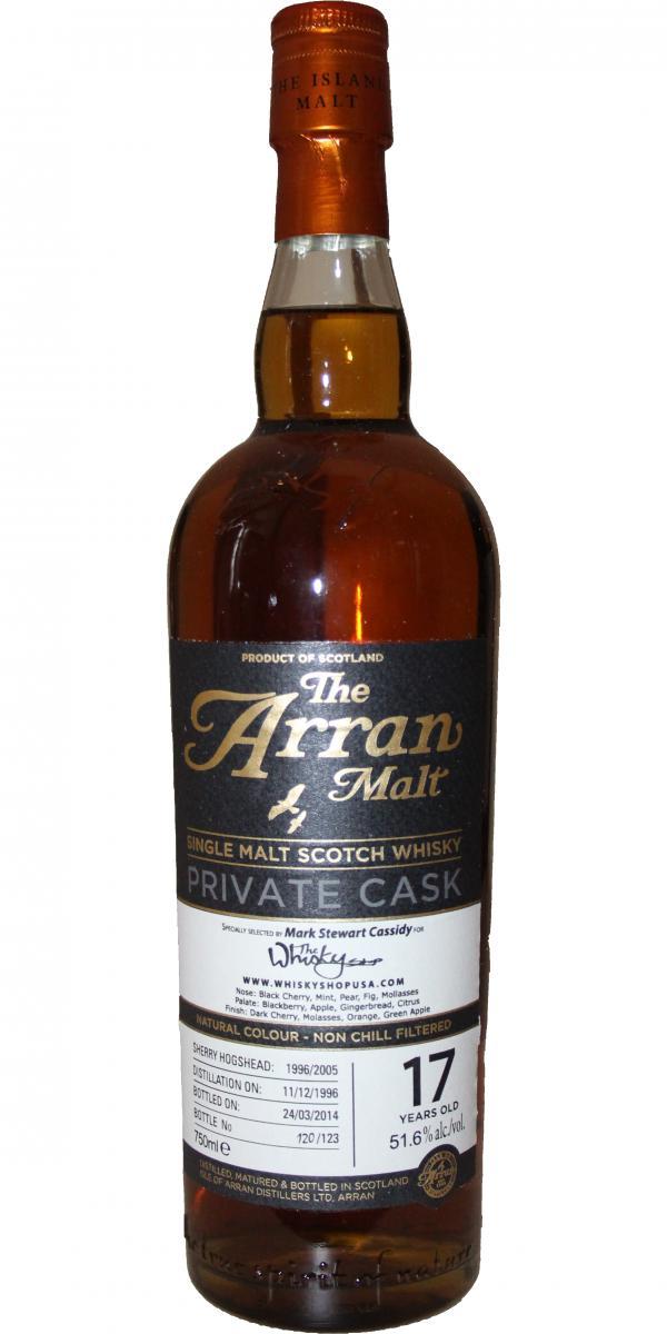 Arran 1996 Private Cask
