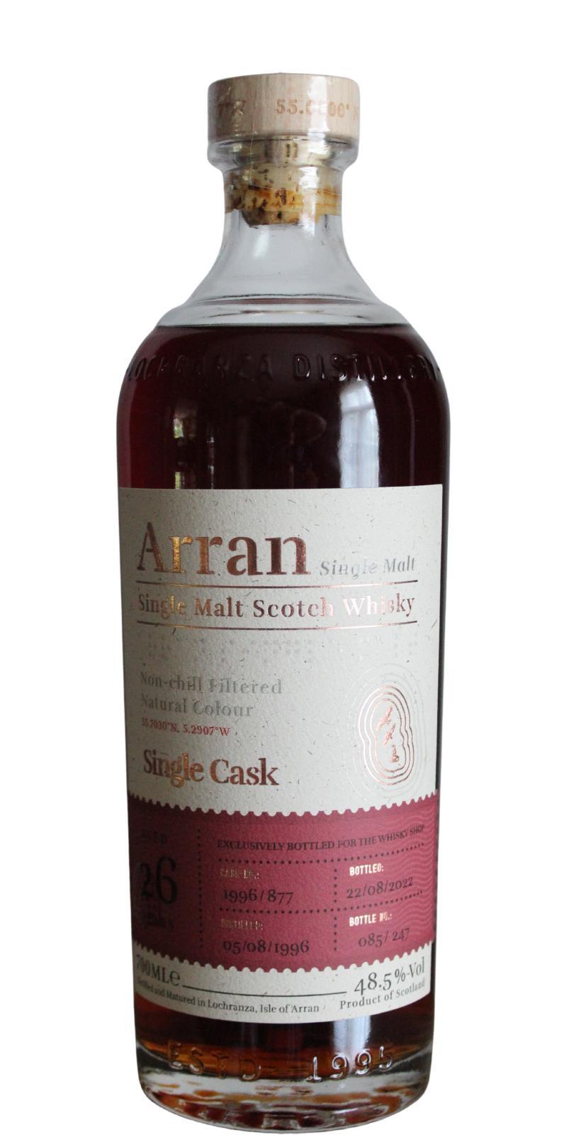 Arran 1996 Single Cask