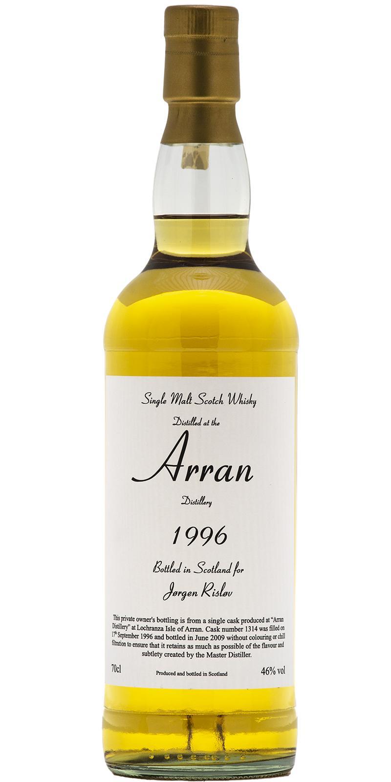 Arran 1996 Private Owner's Bottling
