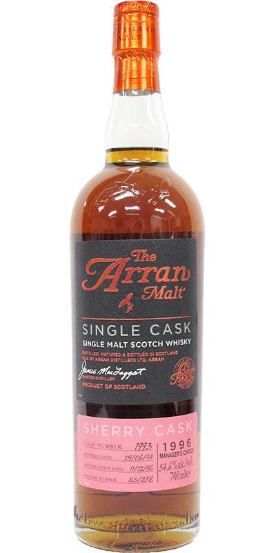 Arran 1996 Single Cask - Manager's Choice