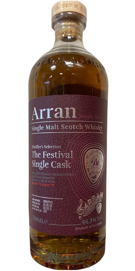 Arran 1996 Distiller's Selection - The Festival Single Cask