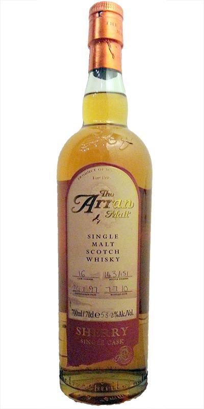 Arran 1997 Sherry - Single Cask