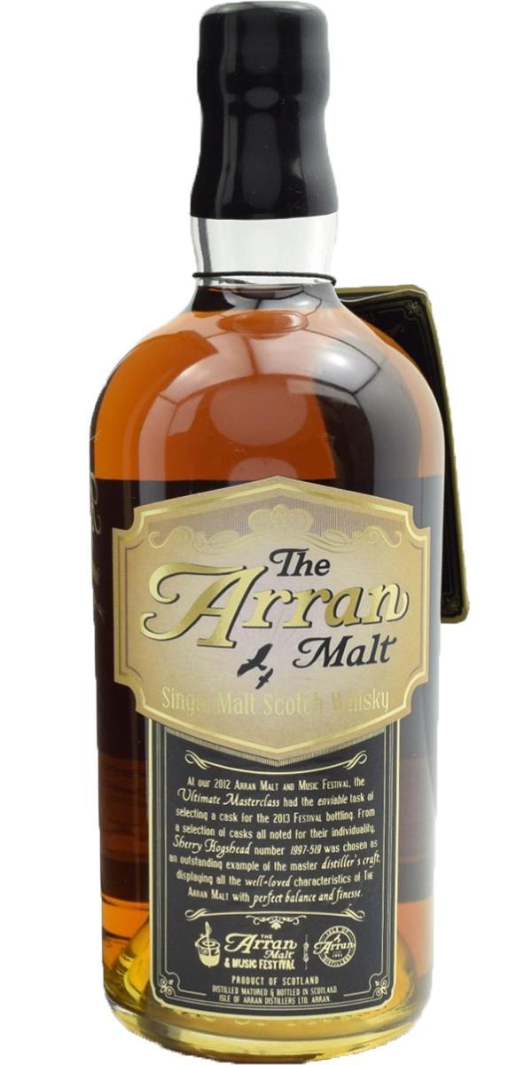Arran 1997 Malt and Music Festival Bottling 2013
