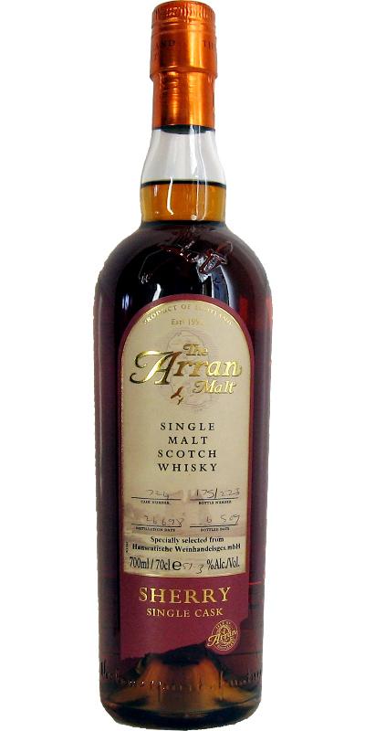 Arran 1998 Sherry - Single Cask