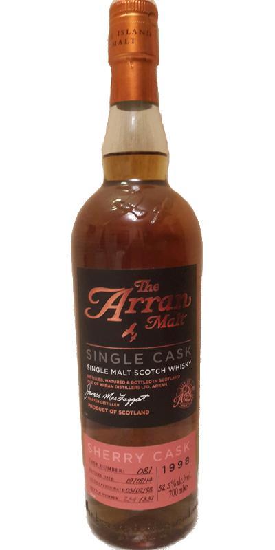 Arran 1998 Single Cask - 2014 Autumn Release
