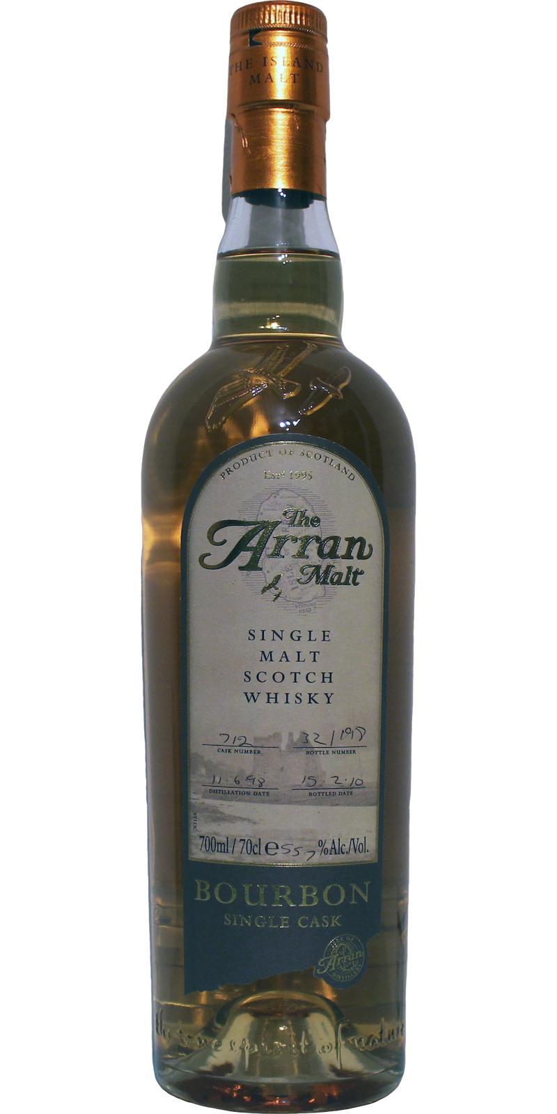 Arran 1998 Bourbon Single Cask