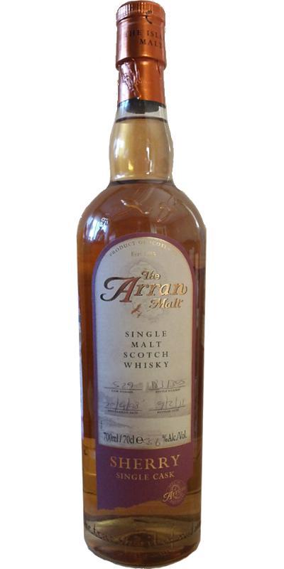 Arran 1998 Sherry - Single Cask